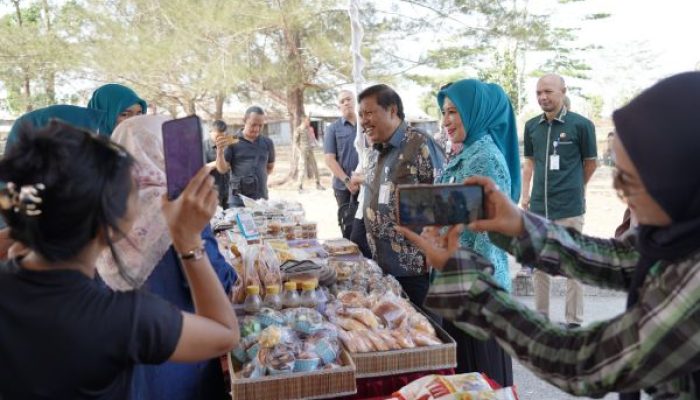 Kolaborasi TP PKK Hadirkan Gerakan Pangan Murah, Bazar dan Cek Kesehatan