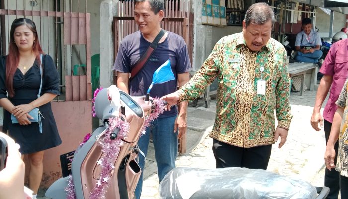 Pemenang Program Gebyar Pajak Dapat Hadiah Motor