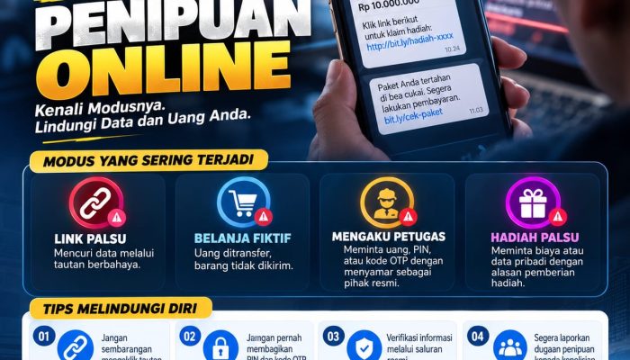 Kapolres Imbau Masyarakat Waspada Penipuan Online
