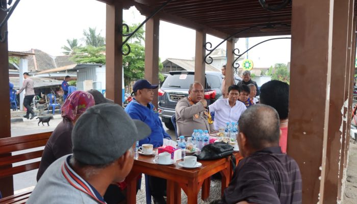 Serap Aspirasi Nelayan, Kapolres dan Ajak Jaga Kamtibmas