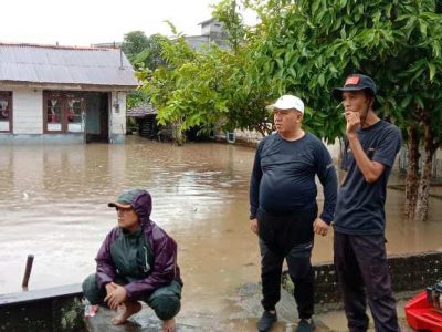 Cek Lokasi Banjir, Ketua DPRD Basel : Butuh Dukungan Masyarakat