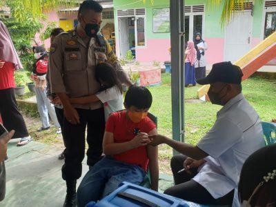 139 Anak di Kecamatan Belinyu Divaksin