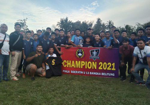 Tidak Terkalahkan, PS Bangka Tengah Juara Piala Soeratin Cup