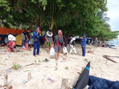 Sat Polairud Polres Bateng Siagakan Personel di Pulau Ketawai