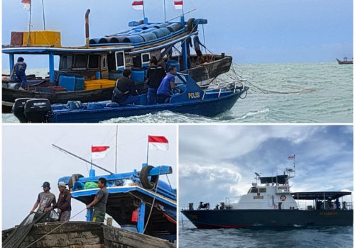 2 Kapal Trawl Jadi Tangkapan Direktorat Korpolairud Baharkam Polri