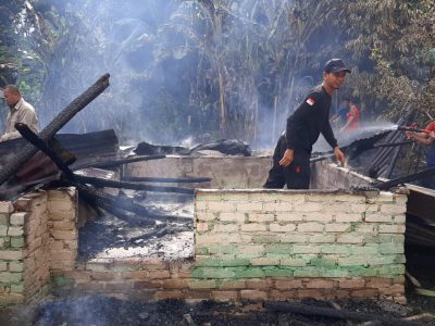Satu Rumah di Belo Laut Hangus, Penyebab Kebakaran Diduga Puntung Rokok