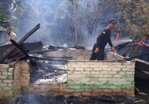Satu Rumah di Belo Laut Hangus, Penyebab Kebakaran Diduga Puntung Rokok