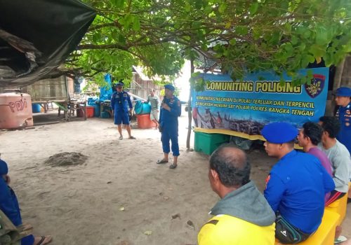 Peduli Nelayan, Sat Polairud Polres Bateng Gelar  Sambang Nusa