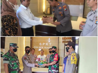 Kejaksaan dan Angkatan Darat Kunjungi Polsek Riausilip