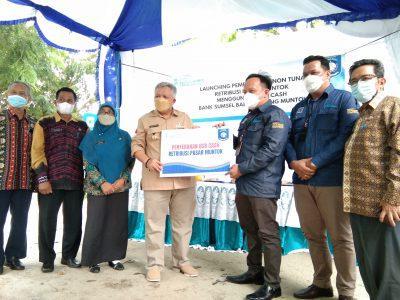 Bidik PAD, Pemkab Babar Launching Pembayaran Retribusi Pasar Non Tunai
